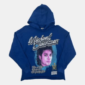 Barriers Michael Jackson Hoodie Sweatshirt Royal Blue Pre-owned