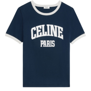 Celine Paris Navy Blue 70s t-shirt